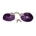 Playhouse Eroflame PMS0720008 Furry Love Cuffs, Liebes-Handschellen, mit abnehmbaren Pl�schbez�gen, Purple