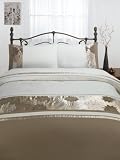 Catalina Chocolate Double Bed Luxury Duvet Cover Set
