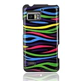 Hard Snap-on Shield RUBBERIZED With WHITE DOTS POLKA Design Faceplate Cover ....