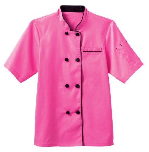 Five Star Chef Apparel Ladies Short Sleeve Executive Coat (Assorted Colors)