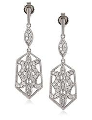 Kobelli 1/2 Cttw Large Round Diamond Fashion Earrings