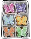 Beautiful Sweets Butterflies Organic Cookies, 8 Cookies