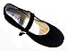 Shoes 18 Womens Cotton China Doll Mary Jane Shoes Ballerina Ballet Flats Shoes 11 Colors (6, 118 Black Micro Suede)