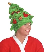 NOVELTY HAT: CHRISTMAS TREE HAT