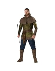 InCharacter Costumes, LLC Robin Hood Of Nottingham Set, Green/Brown, Medium