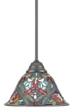 Dragonfly Garden Piccolo Pendant TFDG1509VB by Quoizel