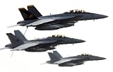 F/A-18F Super Hornets (3 In Sky) Art Poster Print - 11x17