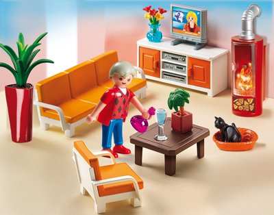 PLAYMOBIL®-Behagliches Wohnzimmer