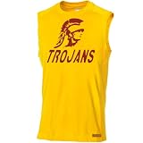 NCAA USC Trojans Dart Sleeveless T-shirt - Gold (X-Large)
