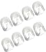 8 pcs Medium Size Self Adhesive Wall Hooks Hangers