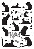 Pickup - Scrap booking - Planche transfert motifs chats