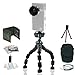 Ultimate Accessory Kit For The Newest Flips UltraHD MinoHD SlideHD Flip Video Camera Includes Bower VLMWF 0.45x Wide Angle Magnetic Lens + 7-Inch Spider Flexible Tripod + Screen Protector + Case + More For U2120B U2120W M2120M U32120B U260MG U260BL