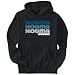 Hoodie Mens Black " Houma State " Usa Cities X-Small