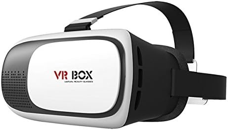 Hoocity Enhanced Version VR BOX Virtual Reality Headset 3D Video Glasses with Bluetooth Remote Controller for 3.5-6.0 Inch IOS Android Cellphones, Adjustable Focal Distance Pupil Distance