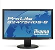 Iiyama ProLite B2475HDS-1 �cran LCD TFT r�tro�clairage par LED 24" �cran large 1920 x 1080 300 cd/m2 1000:1 5000000:1 (dynamique) 2 ms 0.2715 mm HDMI, DVI-D, VGA haut-parleurs noir