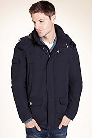 Big Tall Cotton Rich Detachable Hooded Parka