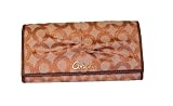 AUTHENTIC COACH PARKER OP ART CHECKBOOK WALLET 42461