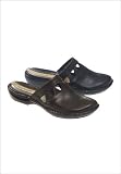 Jessica London Plus Size Hush Puppies "Aku" soft leather wide width mule