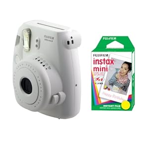 Fujifilm FU64-MINI8WK20 INSTAX MINI 8 Camera and Film Kit with 20 Exposures (White)