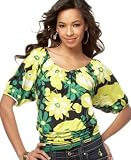 Baby Phat - Baby Phat Floral-Print Blouson Top