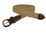 "Miami" Braided Elastic Belt Made in USA by Thomas Bates