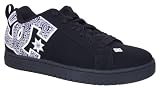 DC Men's Court Graffik SE Skate Shoe,Black/DC Print,11 M US