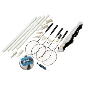 Click here to buy Eddie Bauer Badminton Volleyball Combo.
