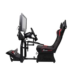 PS5.1 RaceRoom Home Simulator Set mit Logitech G27 Lenkrad + 5.1 Soundsystem + Multi-Touchscreen PC mit Intel Core i3-2100 CPU + 64 GB SSD Festplatte