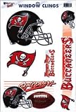 Set of (5) Team Window Clings: Tampa Bay Buccaneers