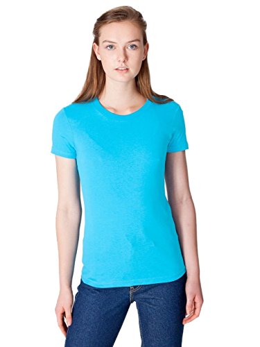 American Apparel womens Fine Jersey Short-Sleeve T-Shirt (2102)