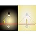 Motion Sensor LED Bulb Light PIR Infrared Detection forpow 4w with Adjustale Tube & US Plug,Auto Switch Energy Saving Stairs Night Lamp,Warm White for Bedroom, Toilet,Doorway