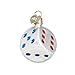 Old World Christmas Vegas Baby Glass Blown Ornaments for Christmas Tree, Dice