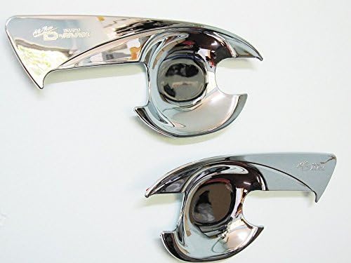 2 Doors Insert Bowl Surround Handle Chrome Cover Trim for Isuzu D Max D-max 2012-2014
