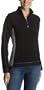 ALO Women's Micro Fleece 1/4 Zip Pullover,Black/Slate,X-Large