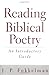 Reading Biblical Poetry: An Introductory Guide