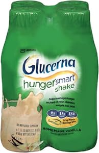 Glucerna Hunger Smart Shake, Vanilla, 4 Count