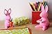 Unbekannt Desk Bunny QL10115-BK Desk Set with Scissors and Paper Clip Holder Plastic Black Orange