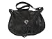 Leather Hobo Fringe Handbag in Black Made in the USA and Buttery Soft