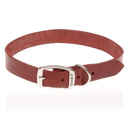 Leather Latigo Dog Collar - 20 in. with a Width of 3 4 in.