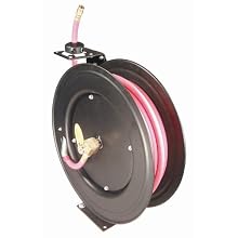 Astro Pneumatic 3688 3/8-Inch by 50-Foot Deluxe Hose Reel, Automatic Rewind