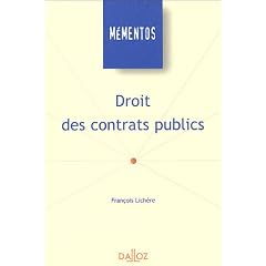 Droit des contrats publics