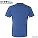 Fit Four F4 Muscle T, Athletic Fit Tri-Blend Short Sleeve T Shirt - for Fitness, WODs, Weightlifting (M, Royal Blue)