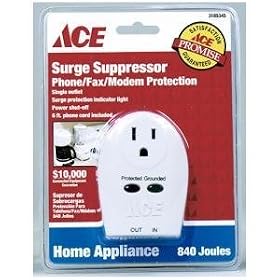 Ace 1 Outlet Home Appliance Surge Suppressor (S3A101B3T1)