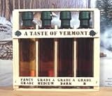 Maple Syrup Sampler in Wooden Crate