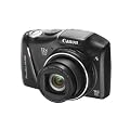 Canon PowerShot SX150 IS Digital Camera - Black (14.1 MP, 12x Optical Zoom) 3.0 inch LCD with Wide Viewing Angle