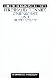 Gemeinschaft und Gesellschaft: Grundbegriffe der reinen Soziologie