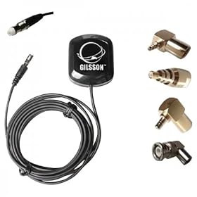 Gilsson Universal Amplified GPS Antenna with 4 Adapters for Garmin Magellan TomTom Mio... by Gilsson Technologies