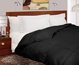 Microfiber Down Comforter King Size Black 1 Piece 1xComforter