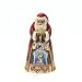Jim Shore Heartwood Creek Santa Holding Nativity Star with Nativity Scene Figurine 10-Inch