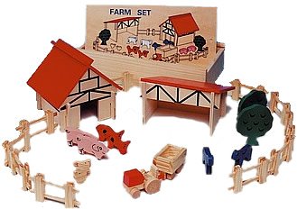 Childrens Toyshop  Toys : Farm Set